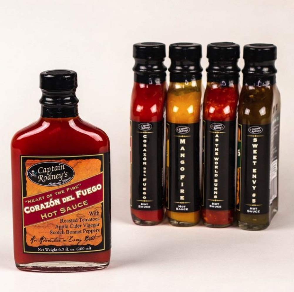 Captain Rodney's Private Reserve Hot Sauce (Corezon Del Fuego)