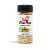 Badia Pine Nuts, 2 oz - Premium Pine Nuts for Cooking, Salads, Baking, Pesto, Mediterranean Dishes, Snacks & Healthy Recipes - No Salt or Additives