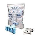 DOKIKO Glass Cleaner Refill Tablets - 50 Concentrated Multi-Surface Cleaning Tablets, 1 Pack Makes 50 * 16 fl oz Spray for Windows, Mirrors