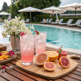 Global Basics 2 Pack of 82.5 oz Country Time Pink Lemonade Mix | 165 oz TOTAL | Includes A Global Basics Reusable Straw Set!