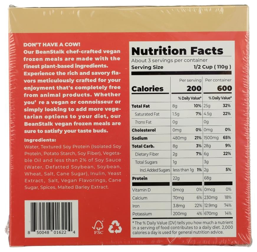 BeanStalk Brands Plant Based Bundle (Pack of 3, Game Day)