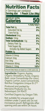 North Coast (NOT A CASE) Apple Sauce Srawberry Probiotic