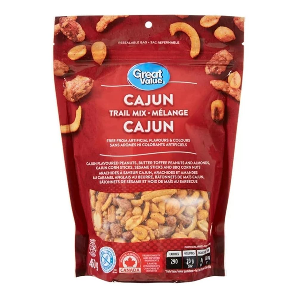 Wal-Mart Canada Corp Great Value Cajun Trail Mix, 450g/1 lb. Bag