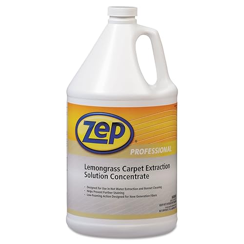 Zep 1041398EA Carpet Extraction Cleaner, Lemongrass, 1gal Bottle