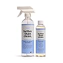 Better Than Clean™ Bath and Shower Cleaner Starter Pack - Fragrance Free, Plant-Based, Non-Toxic, Bathroom Cleaner with 8oz Concentrate & 16oz Empty