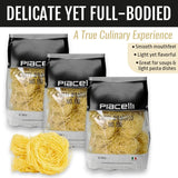 Piacelli Angel Tufts Pasta- Angel Pasta Made from Durum Wheat With Rich Taste & Silky Texture- Protein Noodles for Nutritious Italian Meals- Healthy