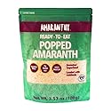 Amaranthy Ready-to-eat Popped Amaranth Bag (3.53 oz) - High Protein Grain - Low Calorie - Vegan (1. Popped Bag 3.5 oz.)