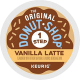 The Original Donut Shop Vanilla Latte, Single-Serve Keurig K-Cups, Flavored Coffee. Delightfully creamy. Deliciously dreamy. A Satisfyingly Sweet