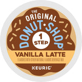 The Original Donut Shop Vanilla Latte, Single-Serve Keurig K-Cups, Flavored Coffee. Delightfully creamy. Deliciously dreamy. A Satisfyingly Sweet