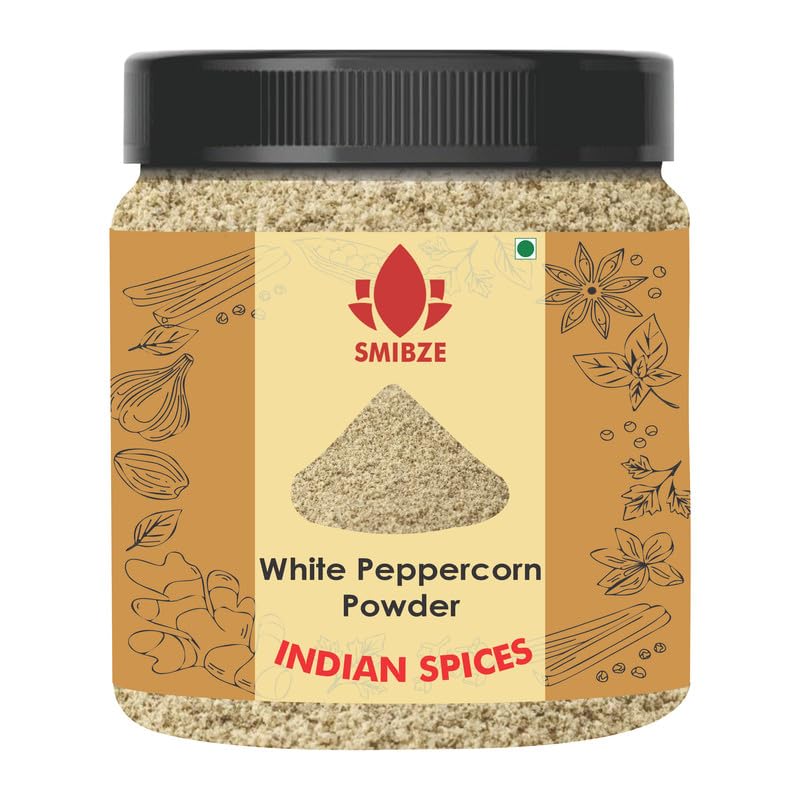 SMIBZE White Peppercorn Powder - Sharp & Bold Flavor Kick