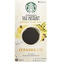 Starbucks VIA Instant Coffee, Veranda Blend, 8 CT