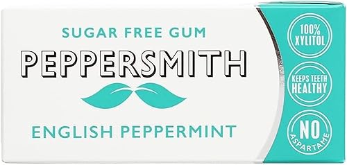 Peppersmith Peppermint Xylitol Gum 15g - 12 Pack