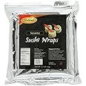 Roland Foods Sesame Sushi Wrap, Sourced in the USA, 20-Count Package