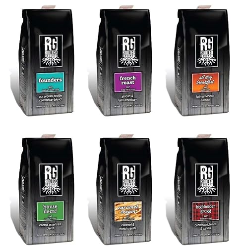 Rooted Grounds Small Batch Coffee - 100% Arabica Craft Coffee (Founders)