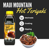 World Harbors, Maui Mountain, Hot Teriyaki Marinade & Sauce, 16Oz Bottle