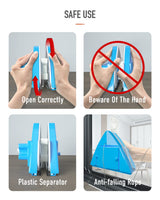 Double Side Magnetic Window Cleaner,Adjustable Magnetic Double Window Glass Wiper Glider Washing Brush Equipment Cleaning Brush Wiper Tools