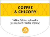 Community Coffee Coffee and Chicory Instant Coffee, Medium Dark Roast, 7 oz Jar (Pack of 4)