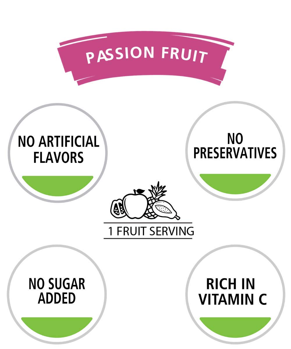Ceres 100% All Natural Pure Fruit Juice Blend, Passion Fruit - Gluten Free, Rich in Vitamin C, No Added Sugar or Preservatives, Cholesterol Free