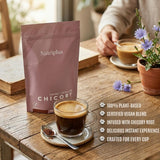 FARMASi Nutriplus Instant Coffee and Chicory Blend, Medium Roast Low Caffeine Coffee Alternative, Vegan Soluble Beverage with Chicory Root, 3.53 oz
