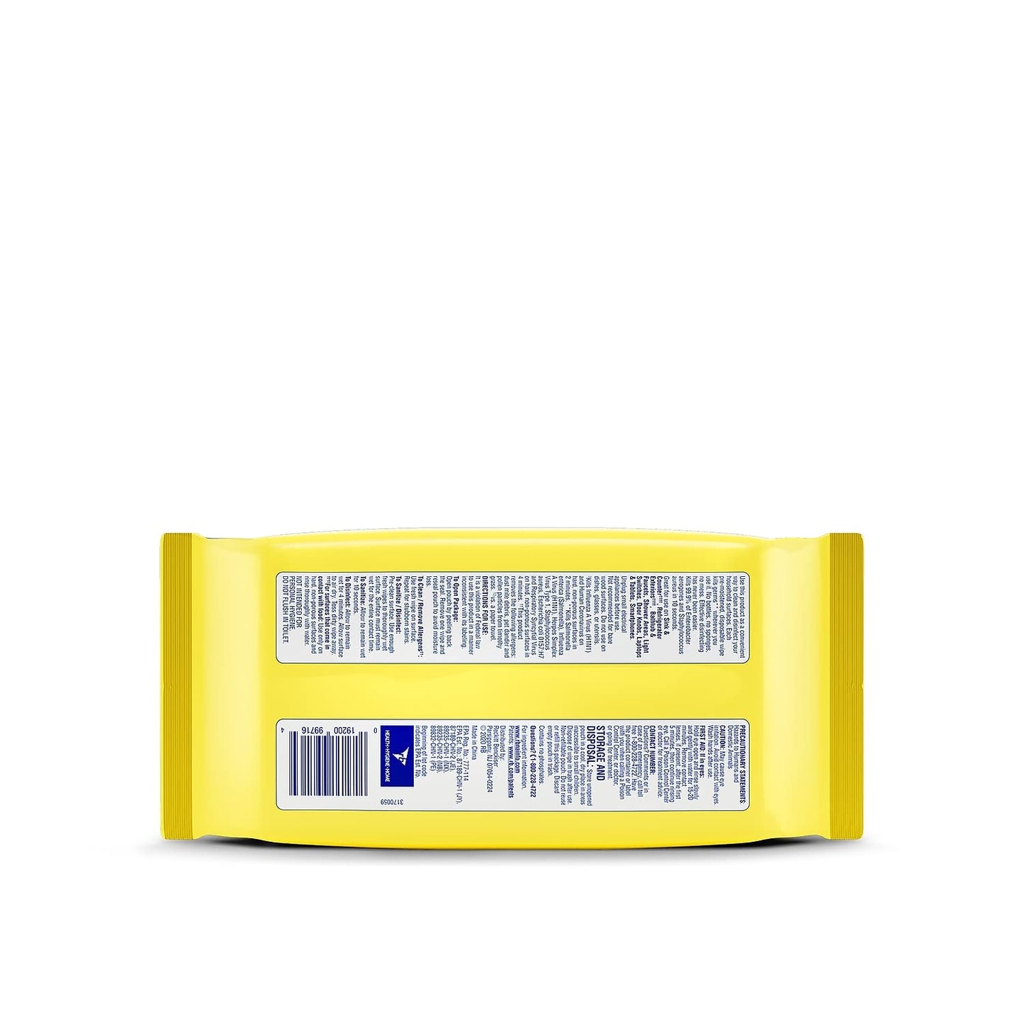 LYSOL Disinfecting Wipes - Lemon & Lime Blossom Flatpack 80 ct. (Pack of 1)