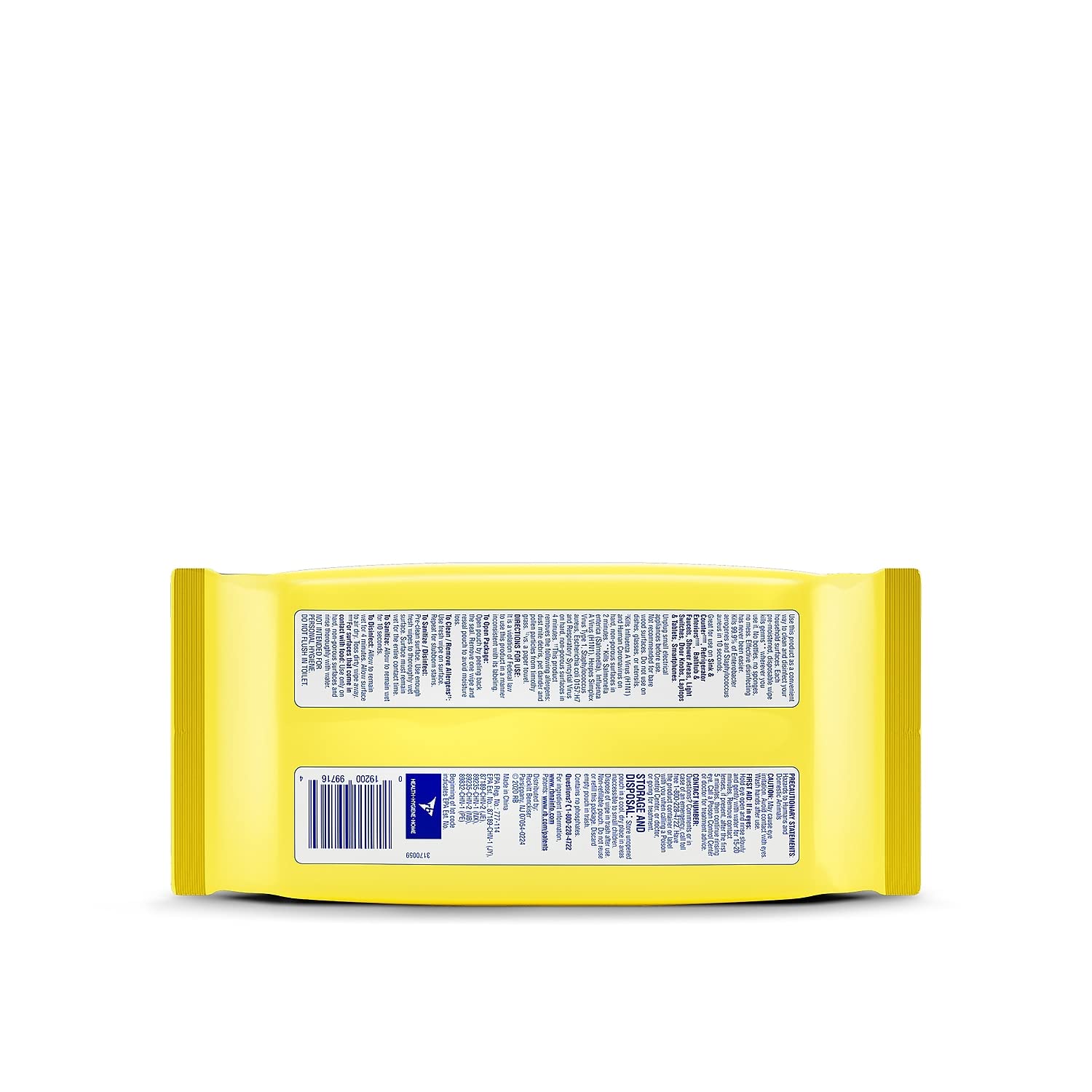LYSOL Disinfecting Wipes - Lemon & Lime Blossom Flatpack 80 ct. (Pack of 1)