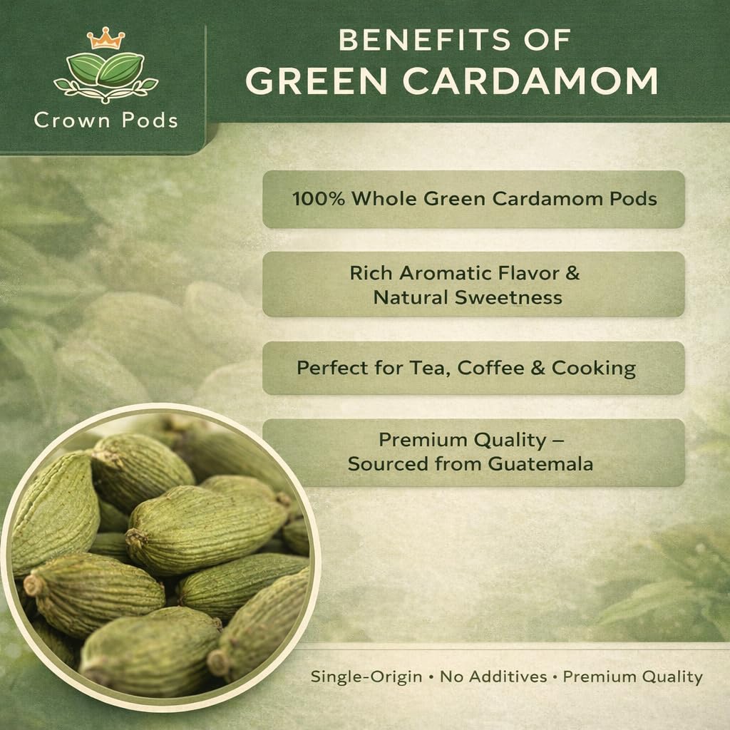 Guatemalan Green Cardamom - Premium Whole Pods