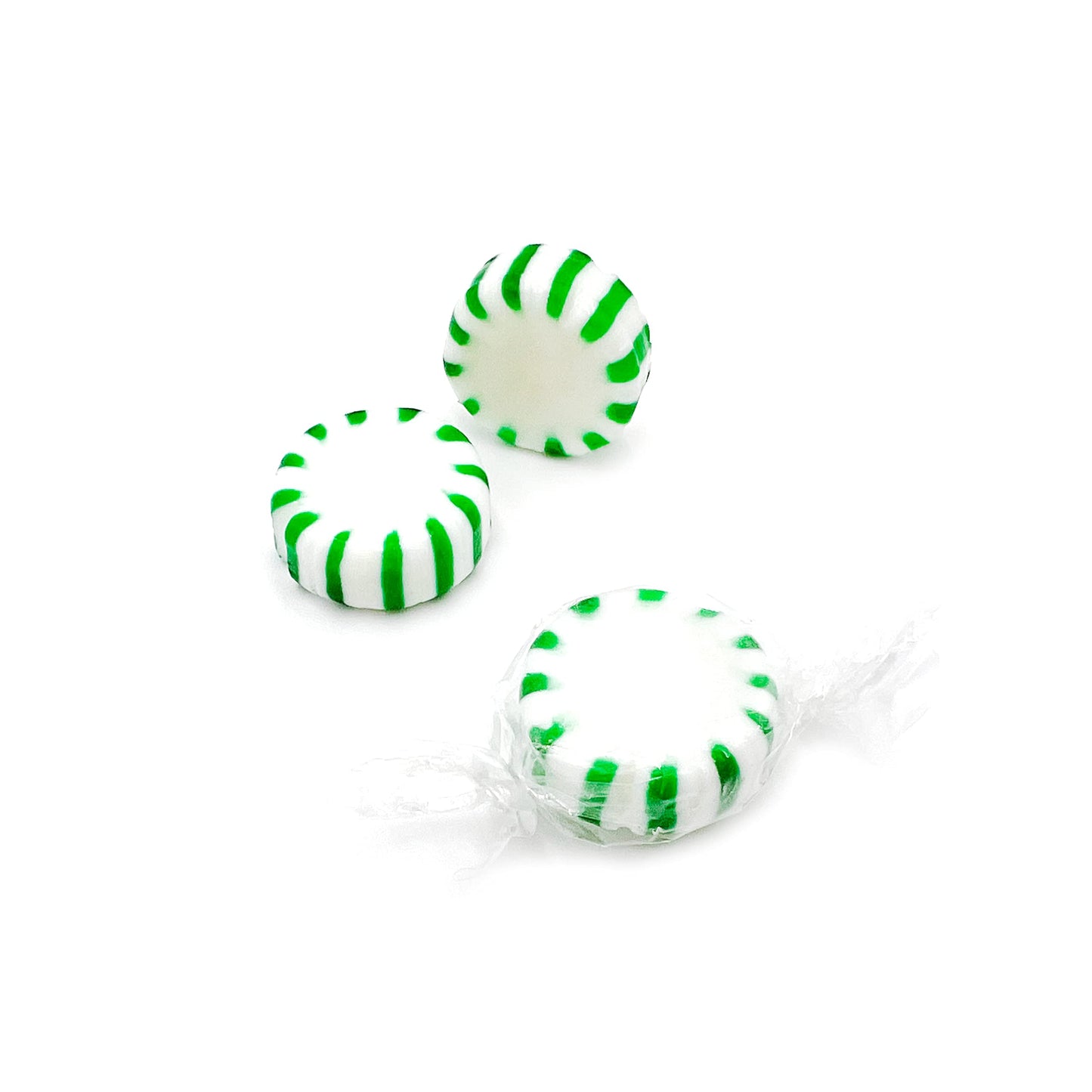 Starlight Spearmint Mints | 1 Pound Bag - Approx. 85 Count | Old Fashioned Hard Candy | Hard Candy Individually Wrapped for Office Bowls & Holiday