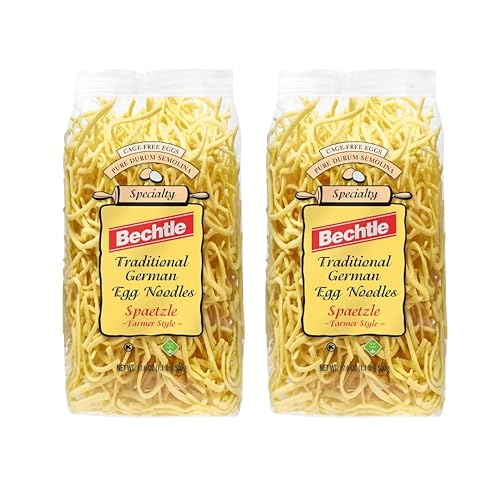 Bechtle Spaetzle Farmer Style Egg Noodles - Traditional German Pasta, Authentic Imported from Germany, Cage-Free Eggs & Durum Wheat Semolina, Non-GMO