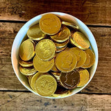 RiverFinn St. Patrick's Day Milk Chocolate Foil Wrapped Gold Quarter Coins, (10 Pounds) Perfect for Leprechaun Traps, Parties, Gifts, Favors, Game
