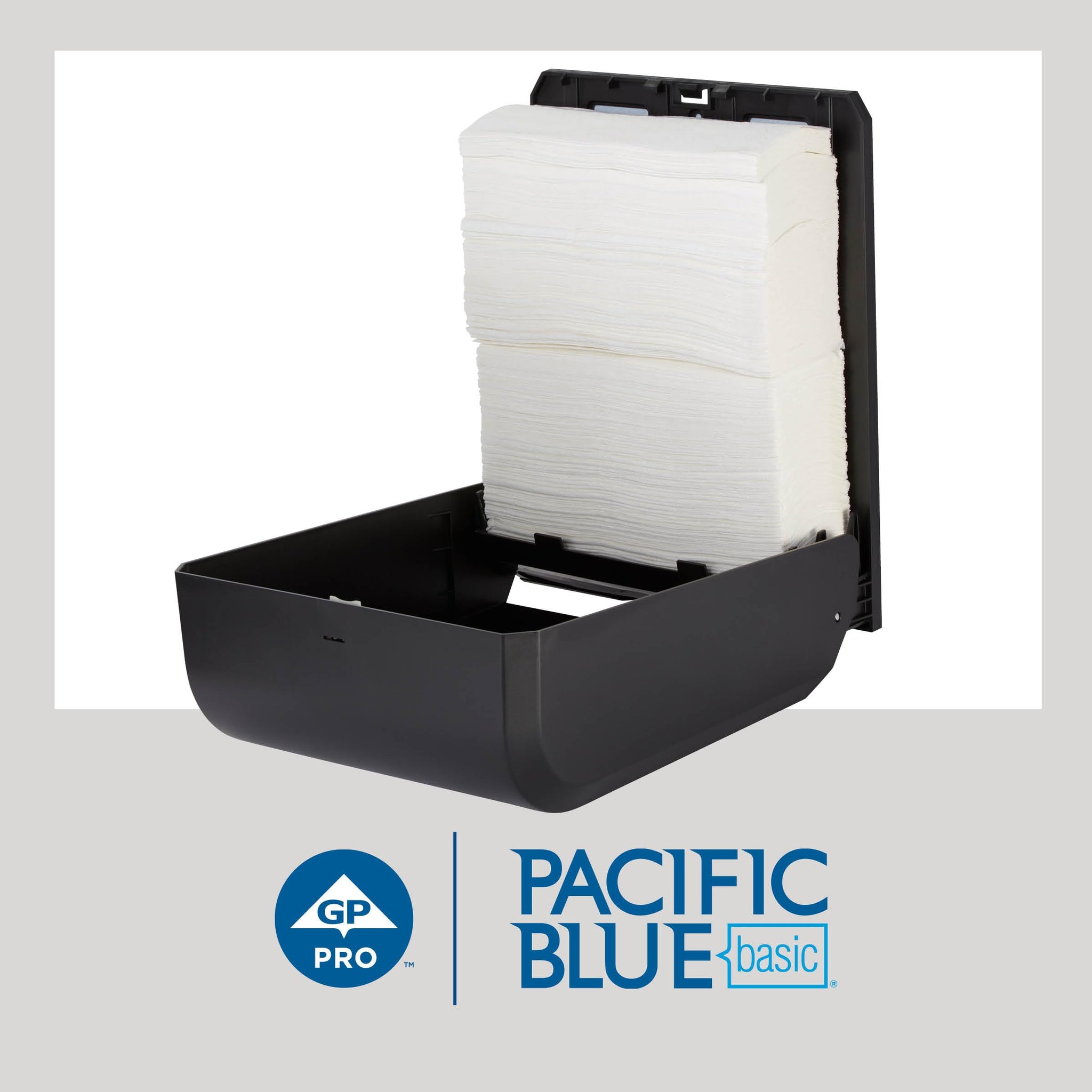 Pacific Blue Basic Multifold Paper Towels by GP PRO (Georgia-Pacific), White, 20204, 250 Towels Per Pack, 16 Packs Per Case, (Case of 16 Packs, 250