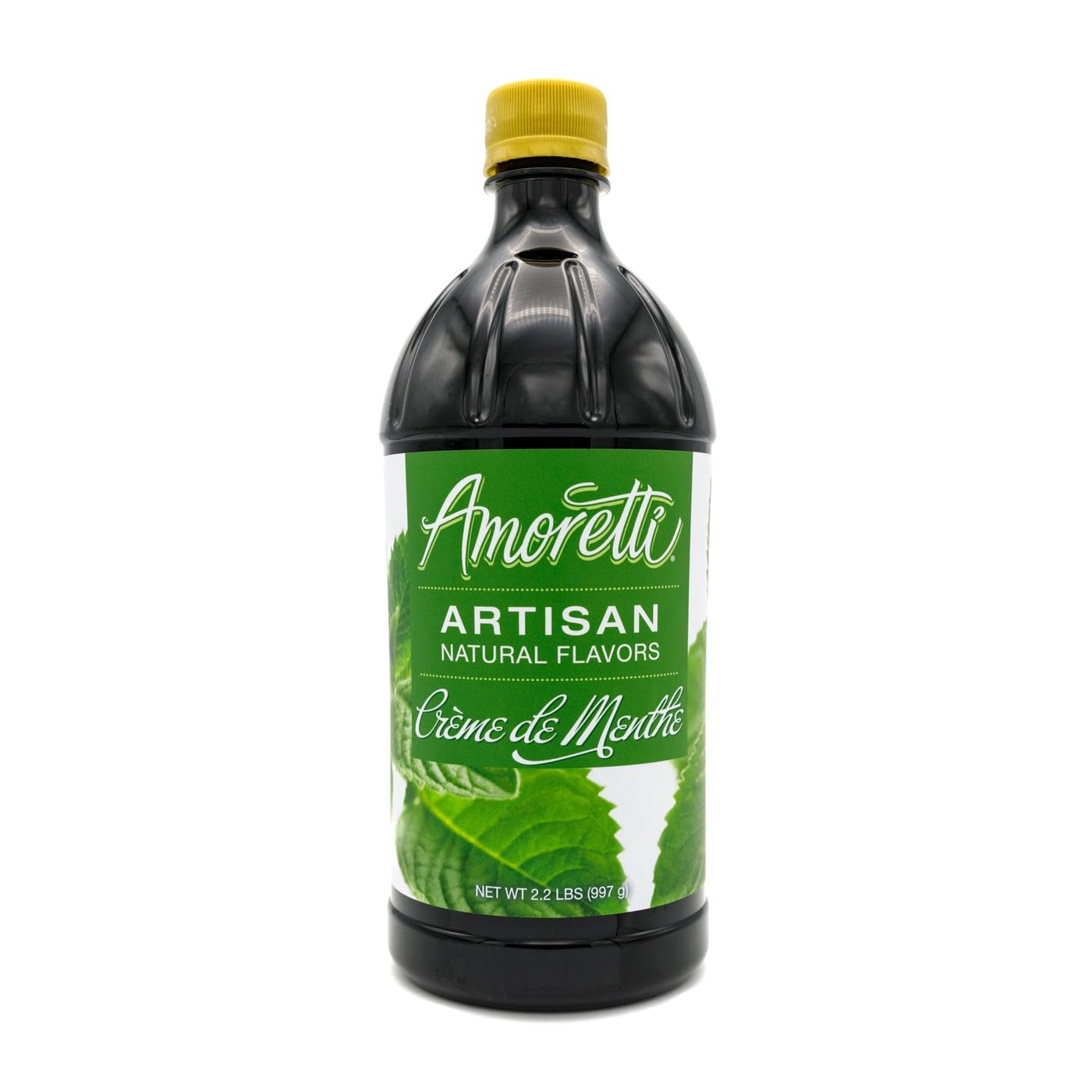 Amoretti - Natural Creme De Menthe Artisan Flavor Paste, 8 oz, Perfect For Ice Cream, Beverages, Cakes, and more, Preservative Free, Vegan, Gluten