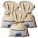 Bounty Foods Montana Sourdough Starter Set - 16 oz 3 Pack Artisan Bread Kit in Western-Style Burlap Bag - Wild Yeast Culture for Fustic Flavor