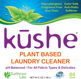 K?SHE Plant-Based Liquid Laundry Cleaner, Delicates, Anti-Static, Softener, Sensitive Skin | 64 Fl Oz