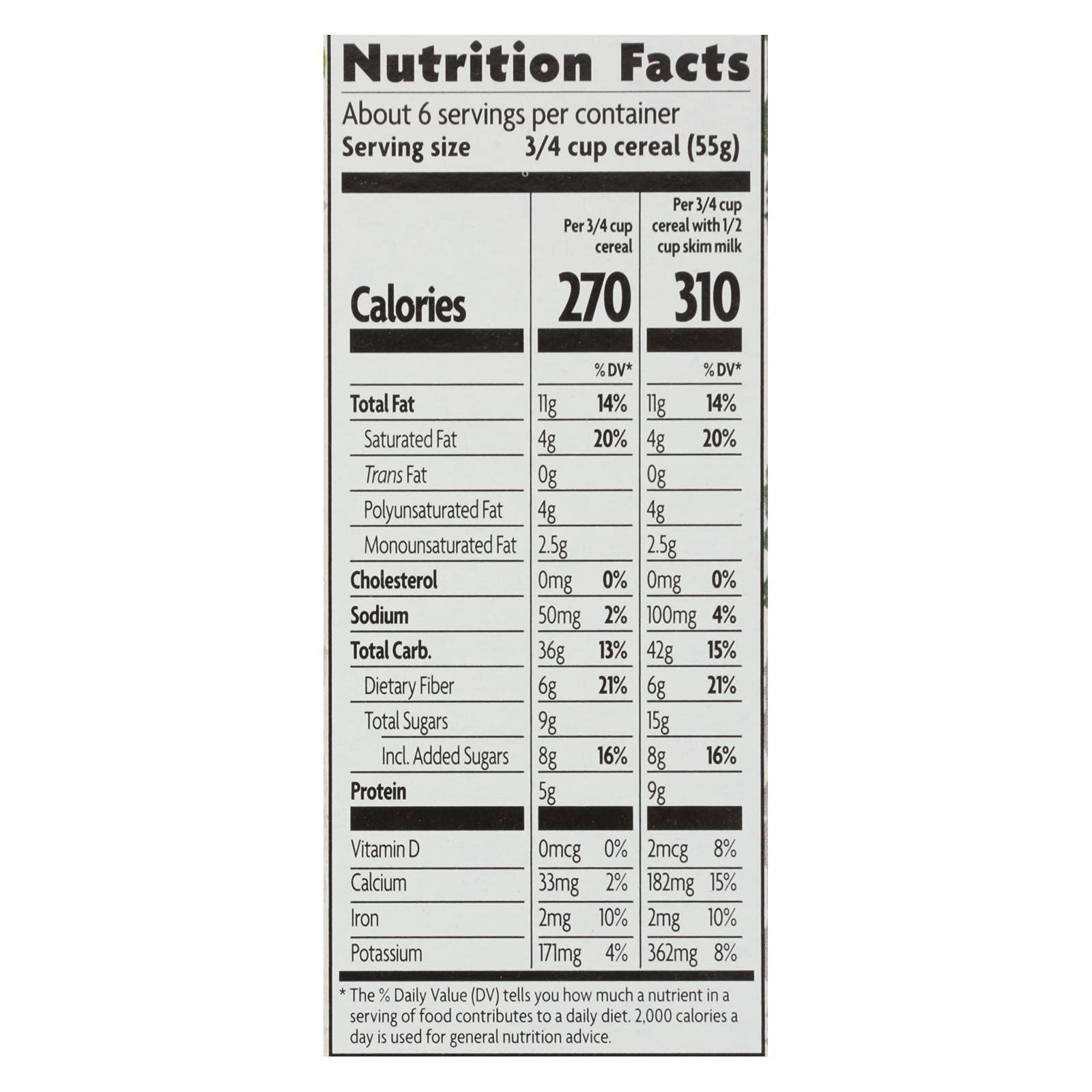 Chia Plus Coconut Chia Granola Cereal Organic 12.34 Ounces (Case of 12)