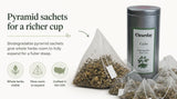 Clearday Calm Ashwagandha Tea with Chamomile, Lemon Balm & Spearmint | Herbal Stress Relief Tea for Daily Calm | 20 Pyramid Bags | Premium Tin