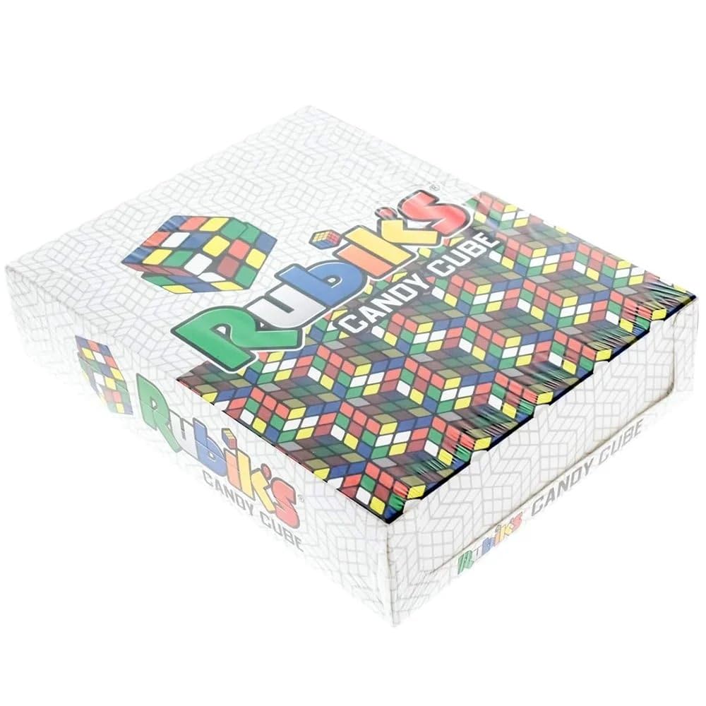 Fun Rubik’s Candy Cube Tins - Assorted Sour Fruit Flavors (Pack of 12) - Perfect for Birthday Party Favors, Holiday Stocking Stuffers, & More