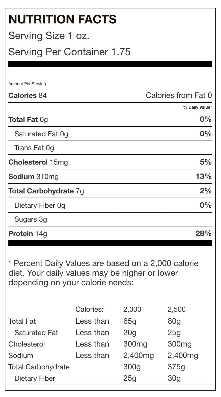 Jerky.com Exotic Original Ostrich Jerky - Wild Game Meat Snacks, Exotic Snacks, High-Protein, All-Natural, No Added Preservatives - Healthy Snacks