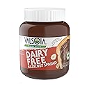 Valsoia Hazelnut Cream - 14oz | Dairy-Free, Vegan, Low sugar, Gluten-Free, Palm oil free, Italian Quality creamy chocolate and hazelnut spread