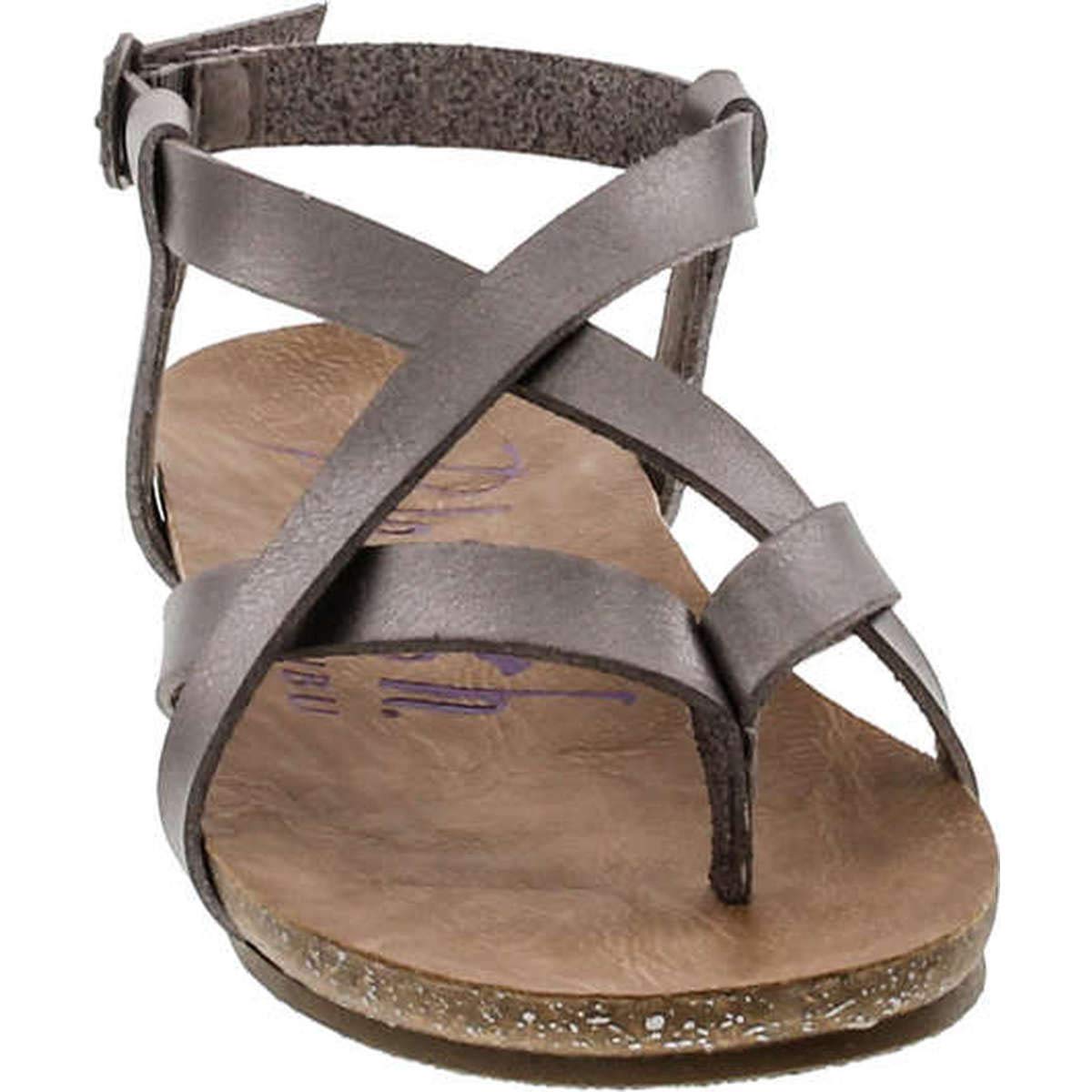 Blowfish Women's Granola Fisherman Sandal,Pearl Pewter Dyecut Pu,6.5