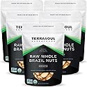 Terrasoul Superfoods Organic Brazil Nuts, 5 Lbs (5 Pack) - Raw | Unsalted | Rich in Selenium