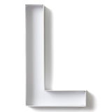 Sisterly Market - Cardboard Numbers and Cardboard Letters Fillable Candy Box, Handmade Marquee Letters for Parties and Milestones, Letter L, 12" L x