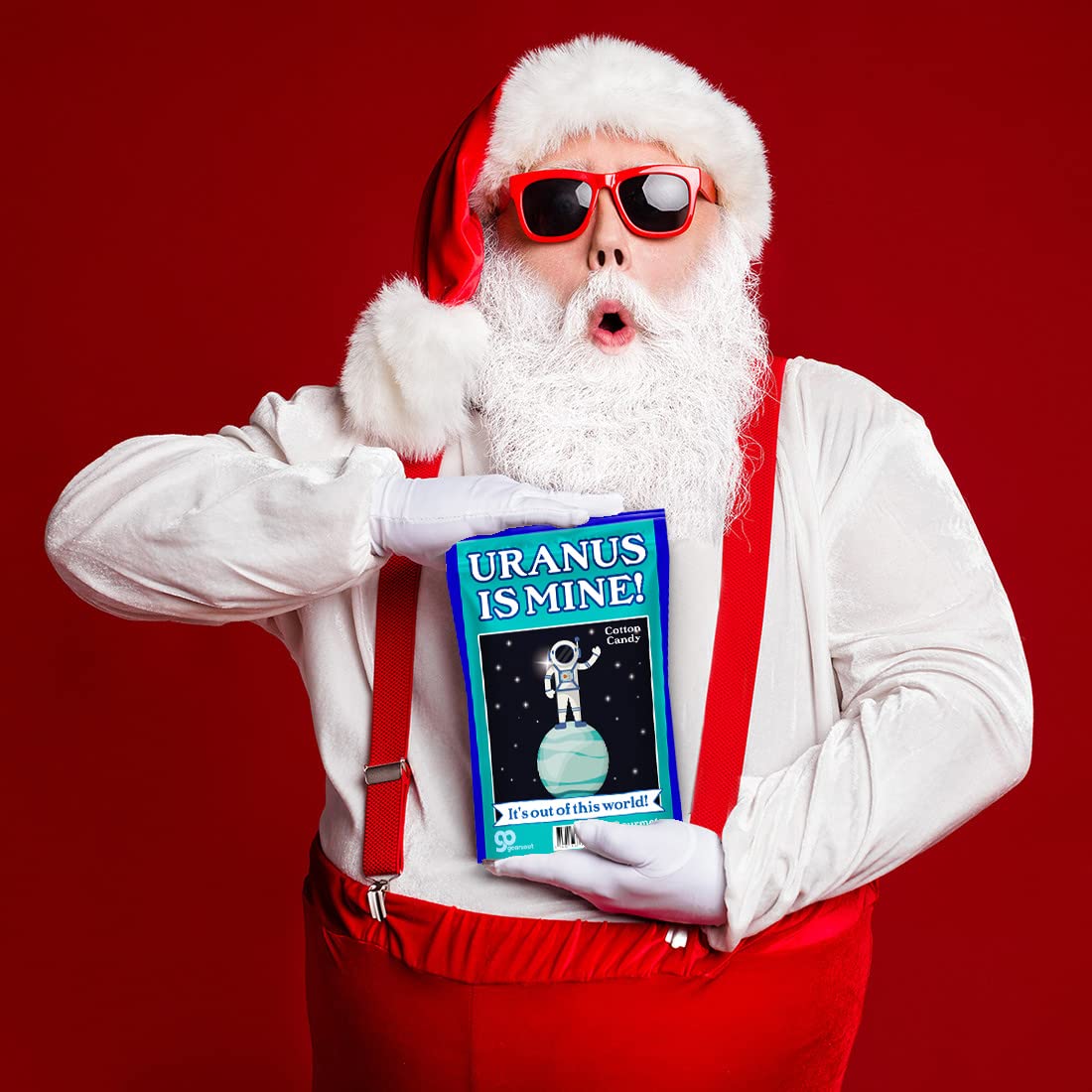 Uranus is Mine Cotton Candy - Funny Candy Gifts for Adults - Uranus Jokes Meme Gifts White Elephant Stocking Stuffers Crazy Valentines Food Ideas