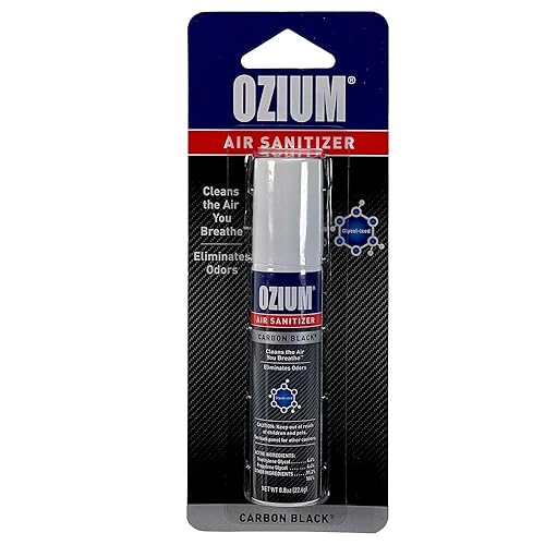Ozium Air Sanitizer 0.8 oz Spray, Carbon Black Scent (1-Piece)