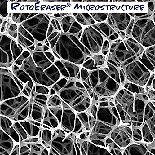 RotoEraser Refill Pack of 12 | Drill Powered Magic Cleaning Eraser Sponges | High Density Melamine Pads & Drill Attachment for Bathroom, Magic Marker
