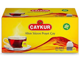 ÇAYKUR Black Tea Bags, Alt?n Suzen Turkish Tea, Individually Wrapped Cup Brew Bags, Bright Red Color, Best Turkish Loose-Leaf Flavor, 25 Tea Bags (50g