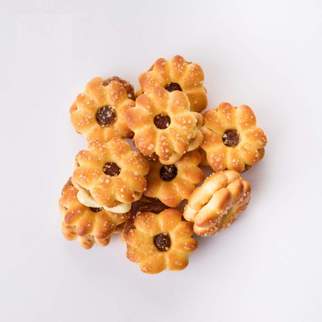 Borkbua Brand, Mini Biscuit with Pineapple Jam 70g X 3 Packs