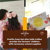 Del Alto Valle Coffee, Colombia Single Origin, Whole Bean, Medium Roast, 12 oz, Honey processed and natural (Madremonte)