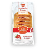 Oven Delights Strawberries & Cream Danish Bakery fresh - Breakfast pastries - Real fruit - fruit pastries - perfectly cooked - taste simply fresher |