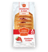 Oven Delights Strawberries & Cream Danish Bakery fresh - Breakfast pastries - Real fruit - fruit pastries - perfectly cooked - taste simply fresher |