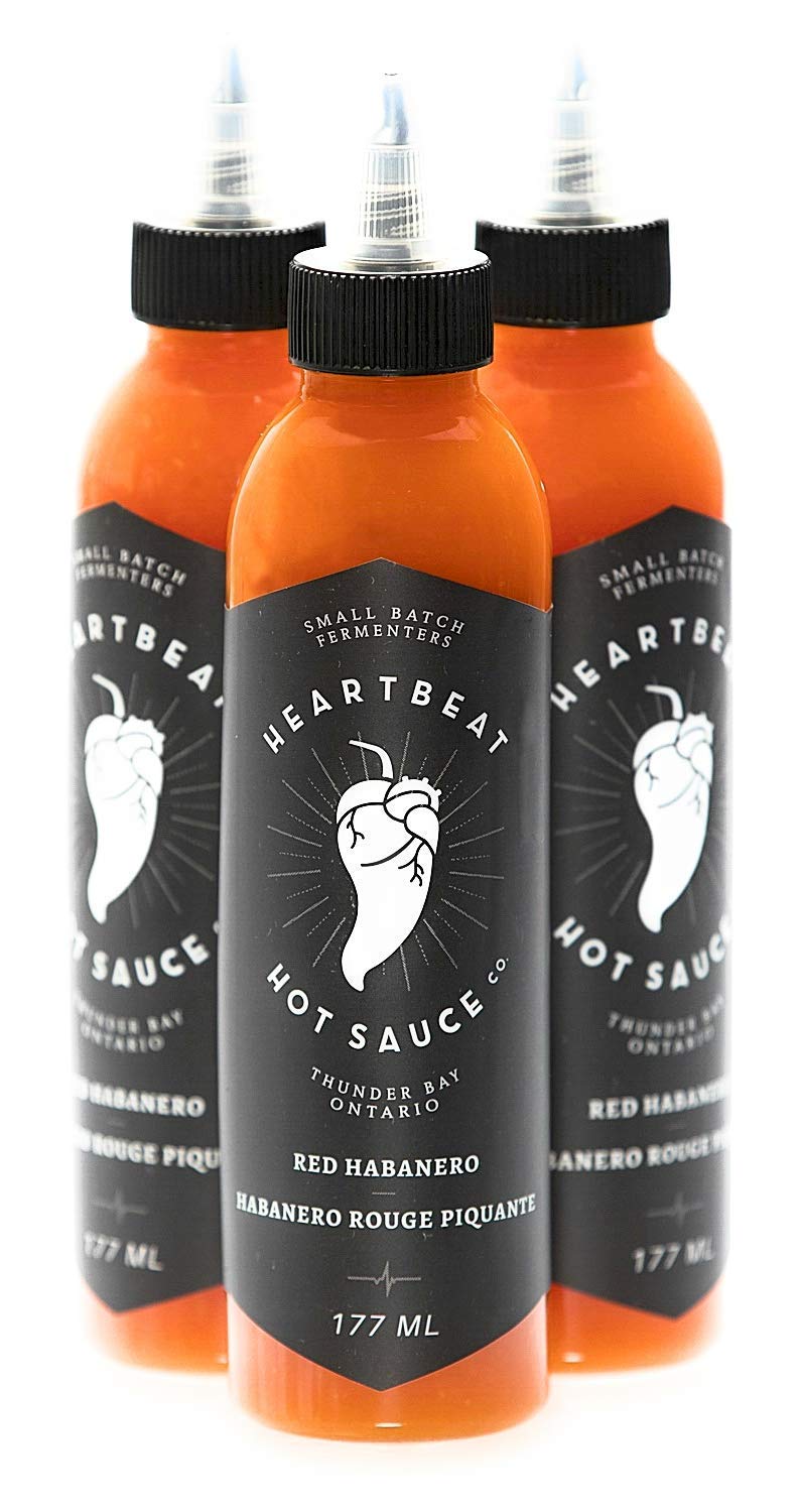 Heartbeat Hot Sauce-habanero (3 bottles)